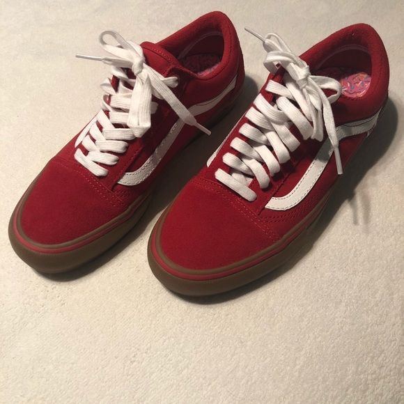 Vans | Shoes | Nwot Red Gum Sole Vans 